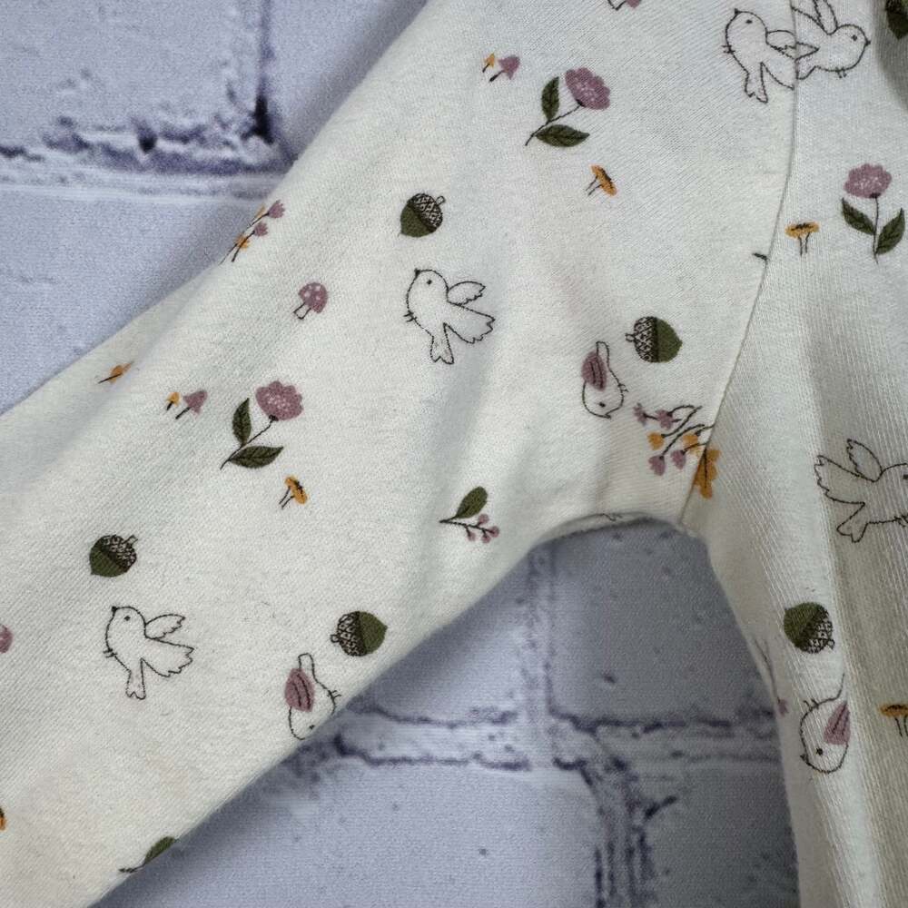 Rabbit + Bear Gauze Jumper with Matching Onesie Size 18 Months - Picture 3 of 5